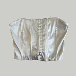 GUC Strapless Corset Crop Top